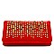 Rhinestone Studded Modern Trifold Wallet