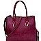 WE0016-LP 3 Compartment Classy Satchel Wallet SET