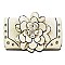 Rhinestone Flower Wallet