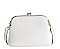 Triple Compartment Kiss Snap Cross-body