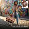 Graffiti Quilted Rhinestone Love Shoulder bag / Cross-body