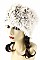 Pack of 12 Faux Fur Wrap Scarves Headwraps