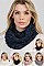 Pack of 12 Chenille Infinity Scarves