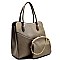 Classy Quality 2-Piece Tote With Cross Body Set