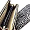 Snake Print Double Color Wallet with Pouch