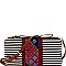 Aztec & Stripe Print Versatile Organizer Cross Body  MH-WLS55358