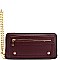 Chic Zipper Accent Phone Holder Convertible Wristlet