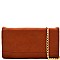 Soft Leather Versatile Crossbody Wallet