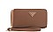 STYLISH PLAIN LOGO ACCENT WALLET