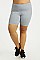 PACK OF 6 PIECES LADIES COTTON 15" OUTSEAM SHORTS PLUS SIZE MUWP4003X