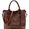 Brushed Texture 2 Way Multi Pocket Tote  MH-0WS19177