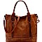 Brushed Texture 2 Way Multi Pocket Tote  MH-0WS19177