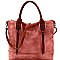 Brushed Texture 2 Way Multi Pocket Tote  MH-0WS19177