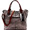 Brushed Texture 2 Way Multi Pocket Tote  MH-0WS19177