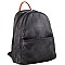 Stylish Brushed Texture Two-Tone Rustic Backpack MH-WS19178