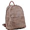 Stylish Brushed Texture Two-Tone Rustic Backpack MH-WS19178