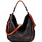 Stylish Brushed Texture 2-Way Multi Pocket Hobo MH-WS19507