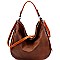 Stylish Brushed Texture 2-Way Multi Pocket Hobo MH-WS19507