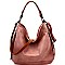Stylish Brushed Texture 2-Way Multi Pocket Hobo MH-WS19507
