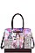 Nicole Lee LONG STRAPPED WELCOME TO SPAIN PRINT TOTE BAG