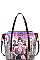Nicole Lee WELCOME TO SPAIN PRINT SATCHEL BAG