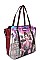 Nicole Lee WELCOME TO SPAIN PRINT SATCHEL BAG