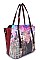 Nicole Lee WELCOME TO SPAIN PRINT SATCHEL BAG