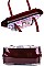Nicole Lee WELCOME TO SPAIN PRINT SATCHEL BAG