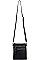 TRENDY FAUX LEATHER STYLISH MULTI POCKET CROSSBODY SLING BAG JYWU-002