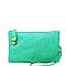 STYLISH MODERN MULTI POCKET SLING WALLET WITH WRISTLET JYWU-020-B