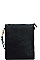 CHIC FAUX LEATHER TASSLED ZIP FASHION CROSSBODY BAG JYWU-022