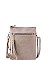 CHIC FAUX LEATHER TASSLED ZIP FASHION CROSSBODY BAG JYWU-022