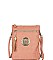 Stylish Hardware Logo Accent Multi Compartment Crossbody Bag JYWU-022-L