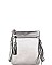 CHIC FAUX LEATHER TASSLED ZIP FASHION CROSSBODY BAG JYWU-022