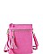 CHIC FAUX LEATHER TASSLED ZIP FASHION CROSSBODY BAG JYWU-022