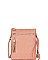 CHIC FAUX LEATHER TASSLED ZIP FASHION CROSSBODY BAG JYWU-022