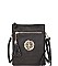 Stylish Hardware Logo Accent Multi Compartment Crossbody Bag JYWU-022-L