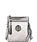 Stylish Hardware Logo Accent Multi Compartment Crossbody Bag JYWU-022-L