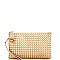 FASHION CUTE TRENDY SMOOTH PU LEATHER WOVEN CLUTCH CROSSBODY BAG WITH TWO STRAPS  JYWU-042