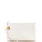 FASHION CUTE TRENDY SMOOTH PU LEATHER WOVEN CLUTCH CROSSBODY BAG WITH TWO STRAPS  JYWU-042