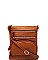 STYLISH FAUX LEATHER MULTI POCKET FASHION CROSSBODY BAG JYWU-078