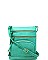 STYLISH FAUX LEATHER MULTI POCKET FASHION CROSSBODY BAG JYWU-078