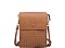 FASHION LEATHER CRISS CROSSED DESIGN CROSSBODY BAG