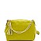 Chain and Tassel Accent 2 Way Cross Body  MH-WU082