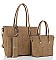 3 IN 1 FASHION TOTE BAG AND CLUTCH SET