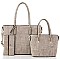 3 IN 1 FASHION TOTE BAG AND CLUTCH SET