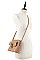 FASHION PLAIN KNOT POST CROSSBODY BAG