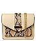 SNAKE PRINT ELSY SHOULDER BAG