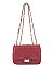 QUILTED SMOOTH STITCH CROSSBODY BAG