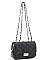QUILTED SMOOTH STITCH CROSSBODY BAG